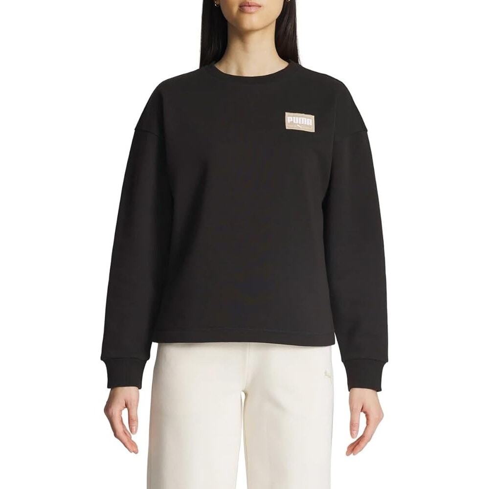 Puma Black‎ Pullover Crewneck Sweatshirt M